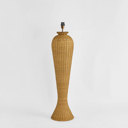 Urn Rattan Floor Lamp Base