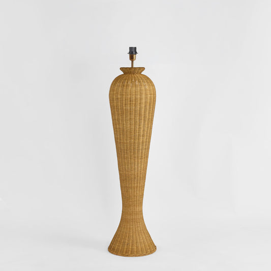 Urn Rattan Floor Lamp Base