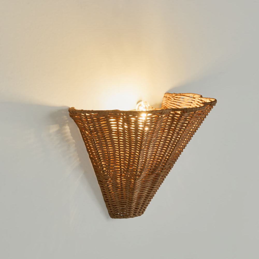 Scarborough Rattan Wall Light