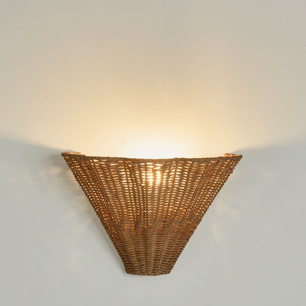 Scarborough Rattan Wall Light