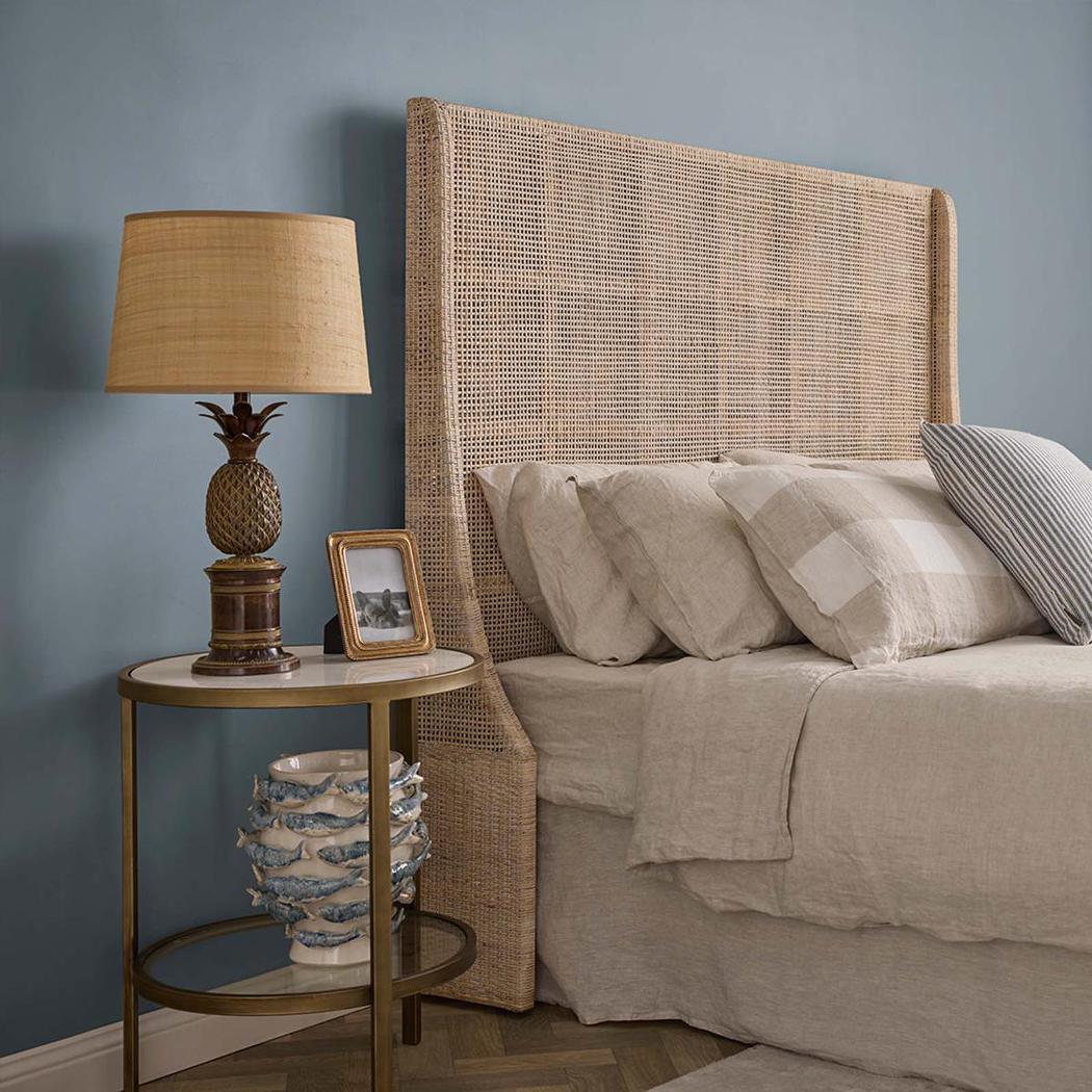 Palladium Brass Iron Marble & Glass Side Table