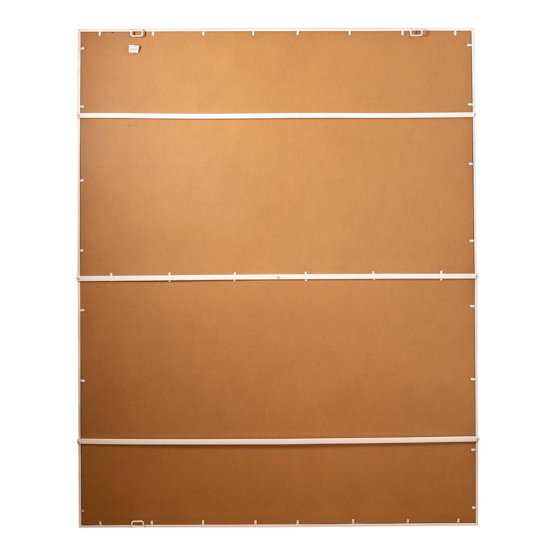 Crawford Rectangular 16 Pane Mirror Iron Frame White 200cm x 160cm