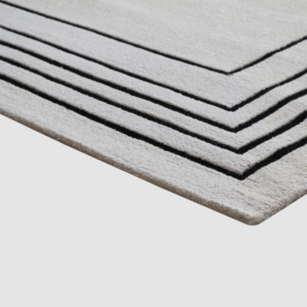 Easton Bay Hand-Tufted 100% Wool Rug Ivory