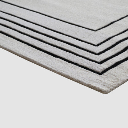 Easton Bay Hand-Tufted 100% Wool Rug Ivory