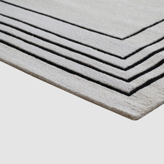 Easton Bay Hand-Tufted 100% Wool Rug Ivory