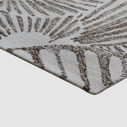 Paradise Hand-Tufted Wool Rug Ivory & Brown
