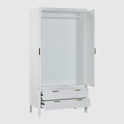 Santorini Wardrobe in White