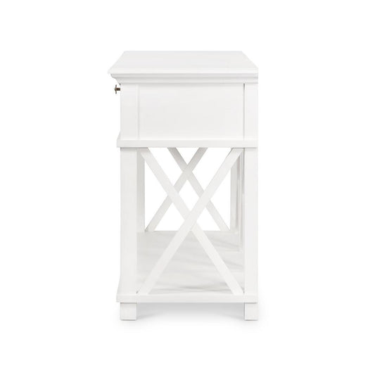 West Beach 3 Drawer Hamptons 190cm Console White