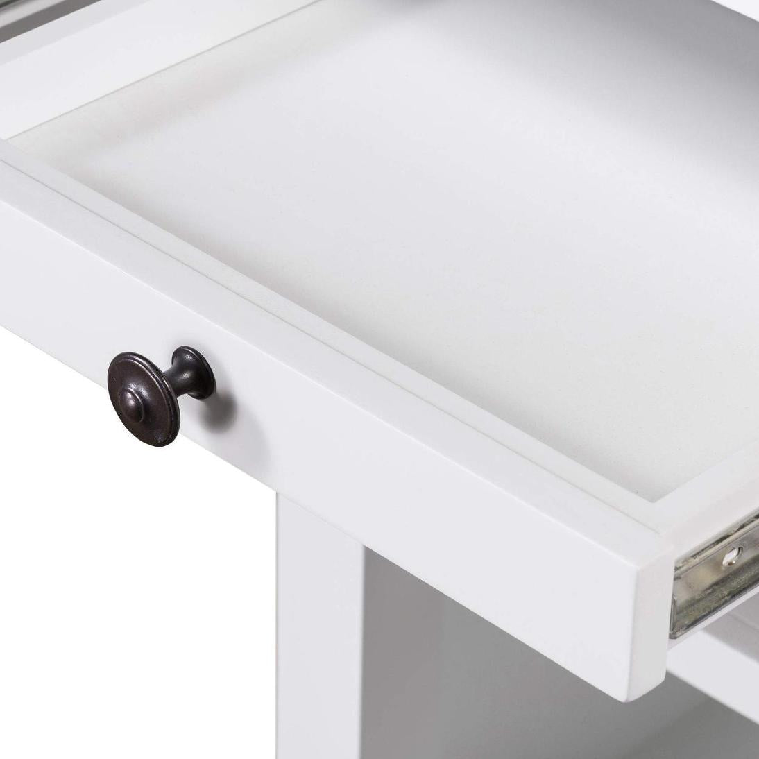 West Beach Hamptons Desk White W/ Shutter Doors