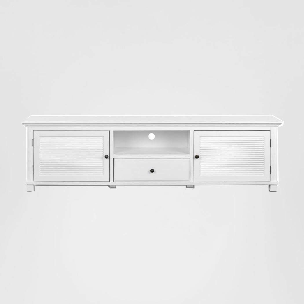 West Beach Hamptons Media Unit White Large