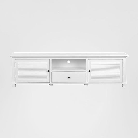 West Beach Hamptons Media Unit White Large