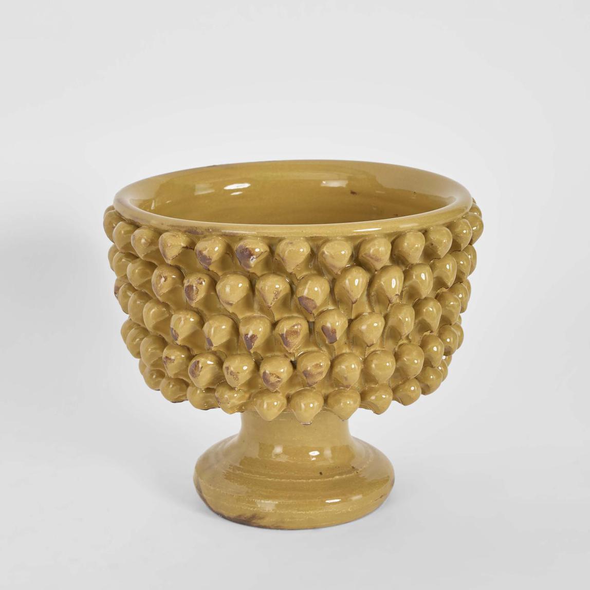 Petal Urn Mustard