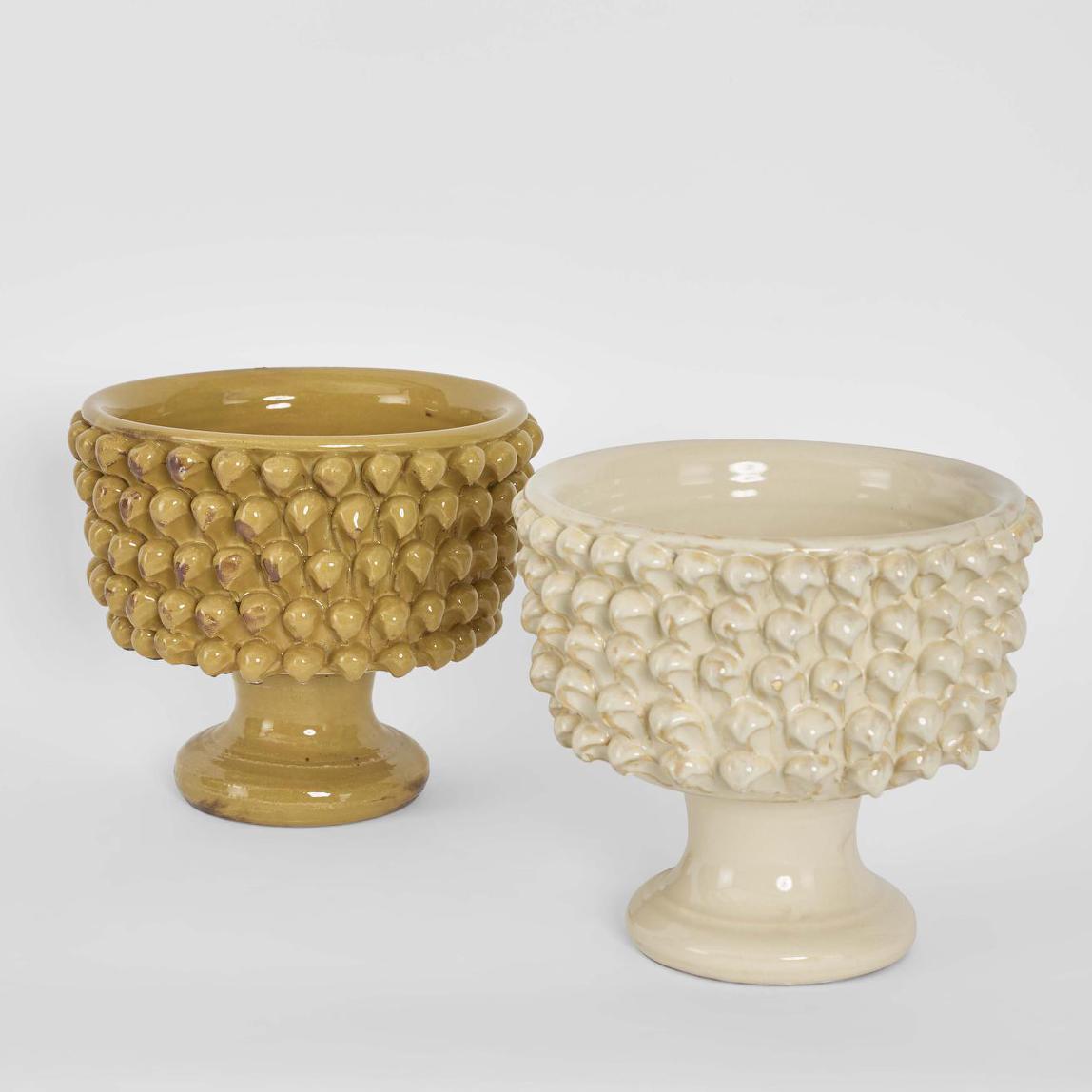 Petal Urn Mustard
