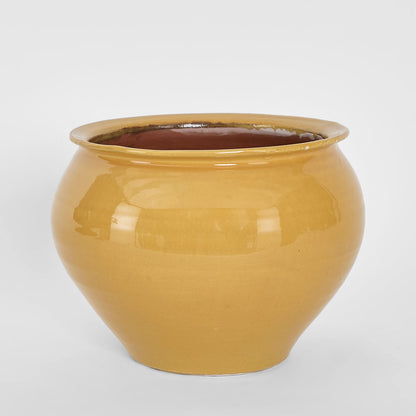 Petal Round Pot Mustard