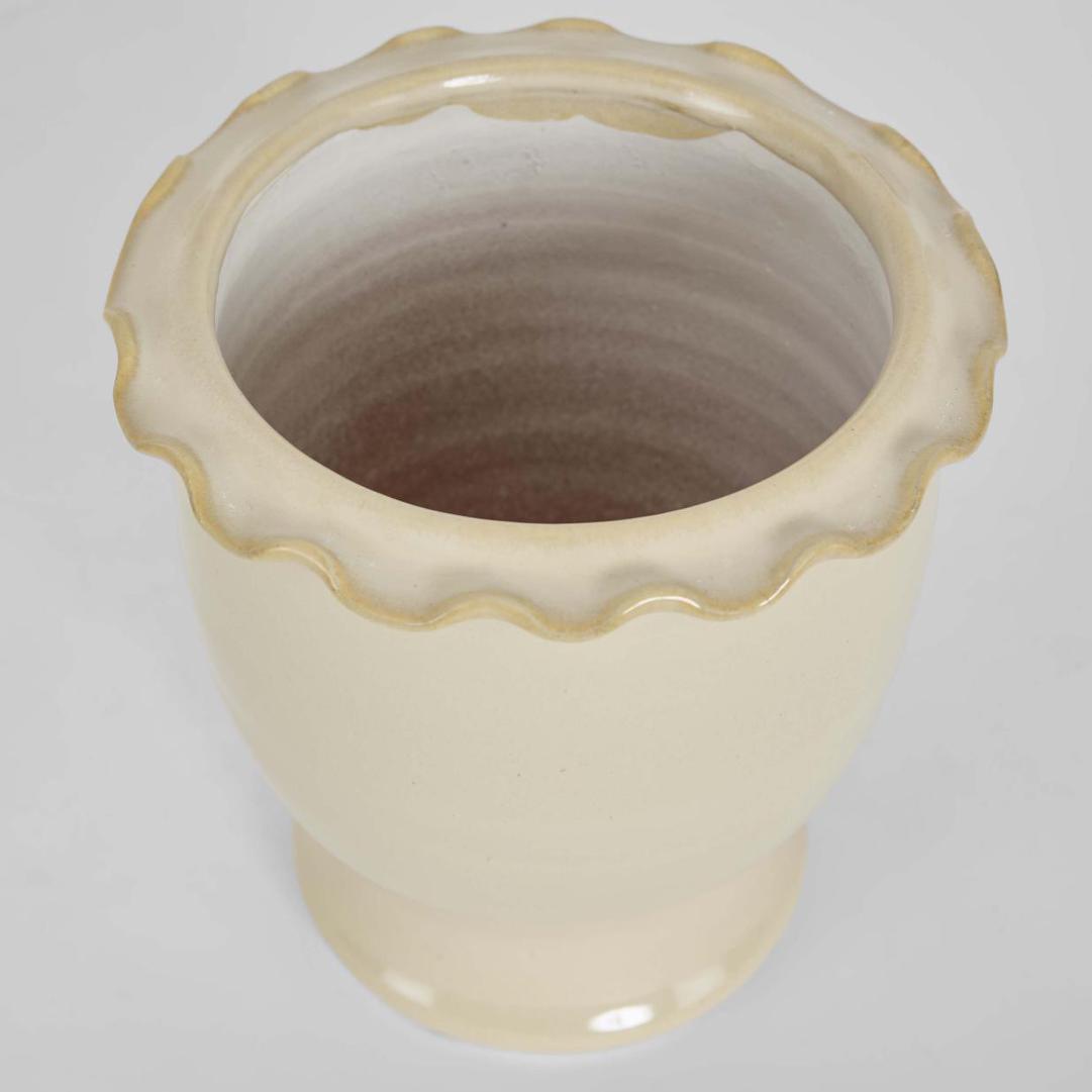 Petal Pot White Small