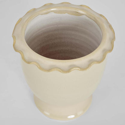 Petal Pot White Small