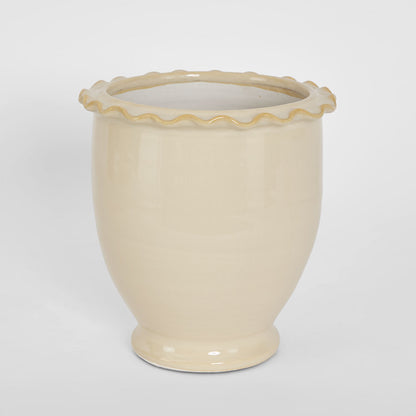 Petal Pot White Large