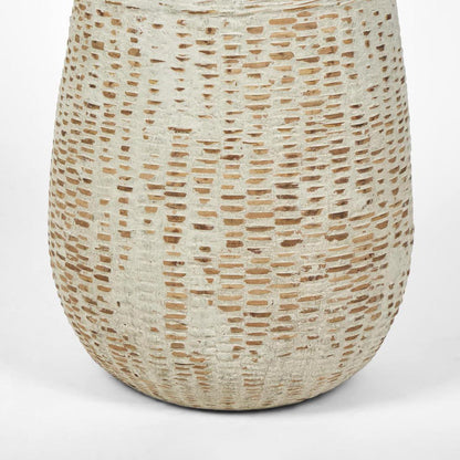 Esparta Cement Coated Bamboo Planter LGE