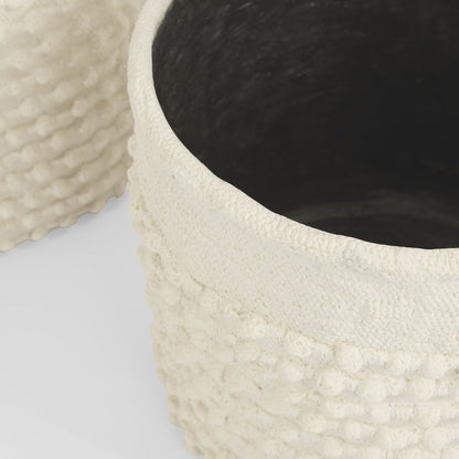 Leura Set of 2 Planters White