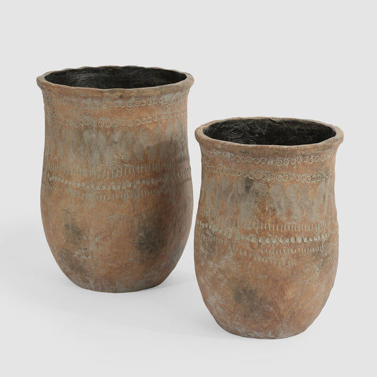 Suri Set of 2 Planters Rustic