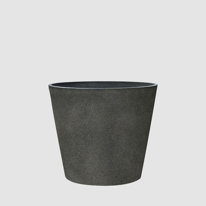 Ridge Set of 2 Planters Black