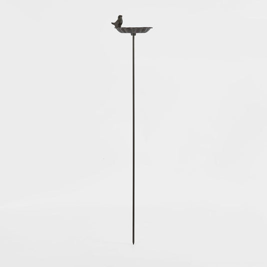 Round Bird Feeder On Stake