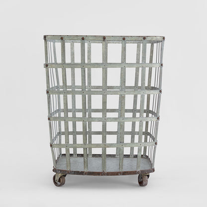 Grape Pickers Basket On Wheels