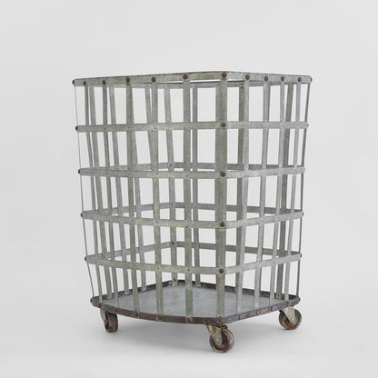 Grape Pickers Basket On Wheels