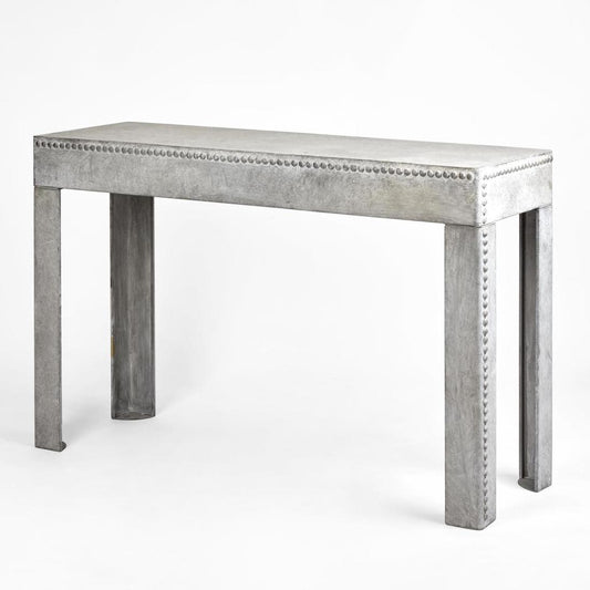 Zinc Garden Console Table