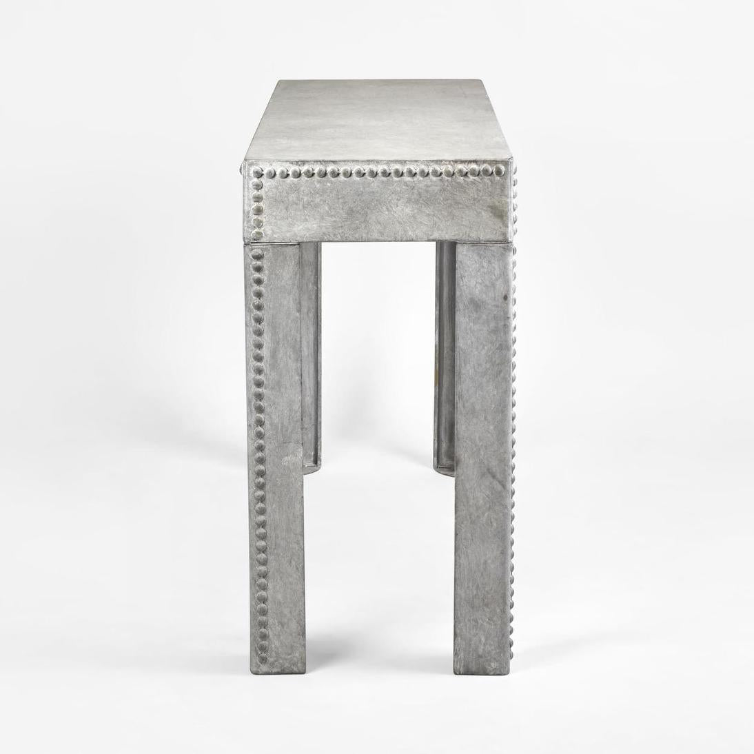 Zinc Garden Console Table
