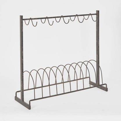 Burgundy Plate Andcup Stand