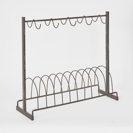 Burgundy Plate Andcup Stand