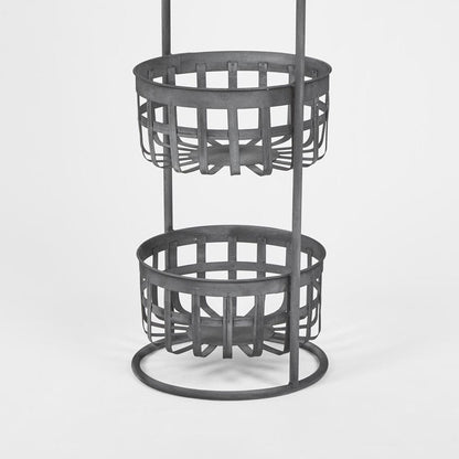Burgundy Round Stand