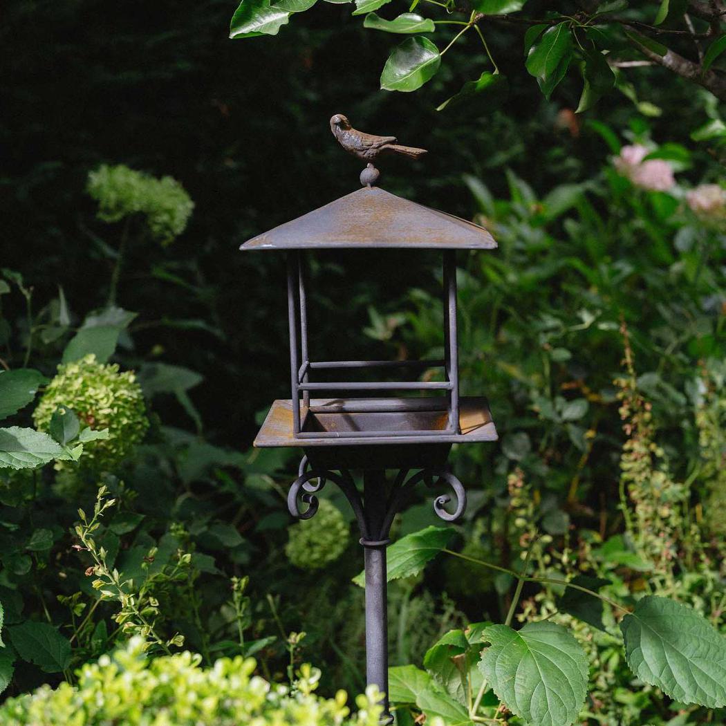 Rustic Bird feeder Black
