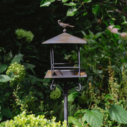 Rustic Bird feeder Black