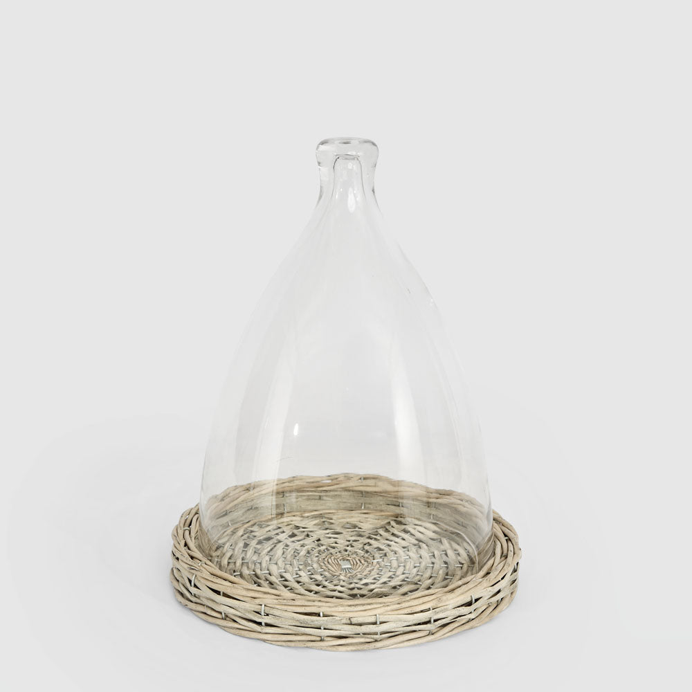 Grove Cloche Large Grey Wash