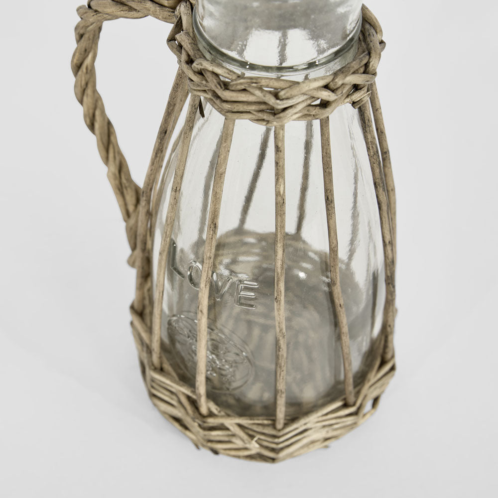 Bramble Jug Small Grey Wash