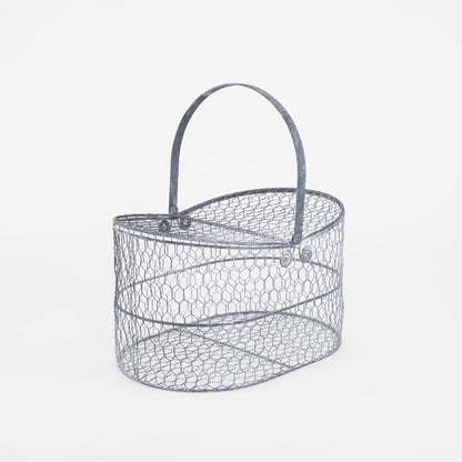 Basket With Flip Lids