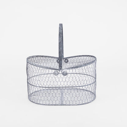 Basket With Flip Lids