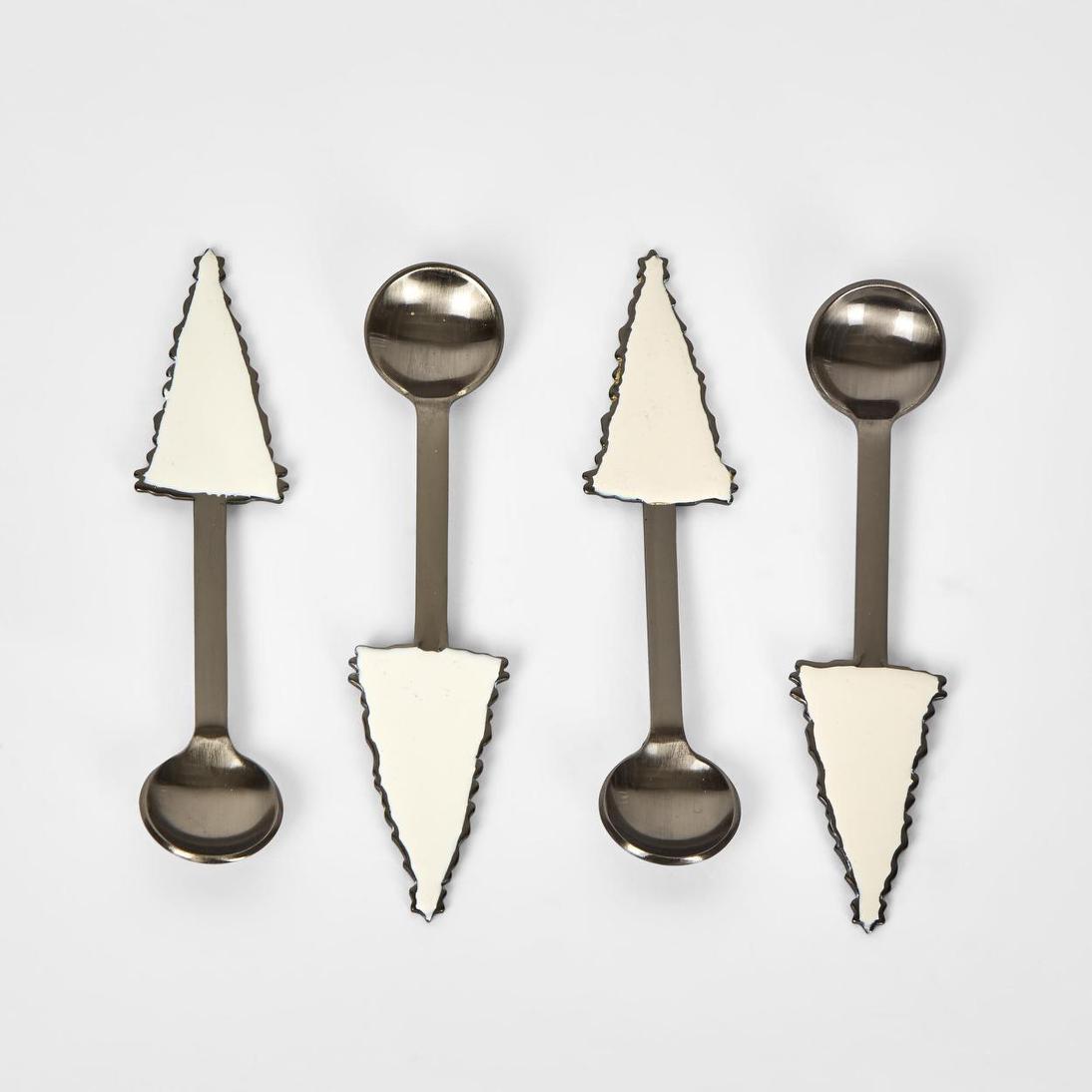 Christmas Tree Spoons Set of 4