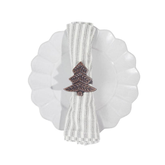 Christmas Tree Napkin Ring Set of 6