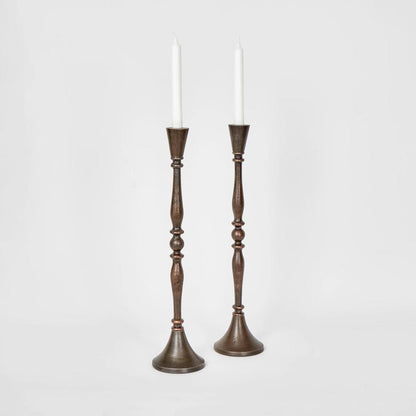 Antique Gold Candle Holders