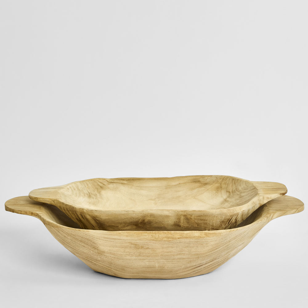 Dough Bowl w Handle Set of 2