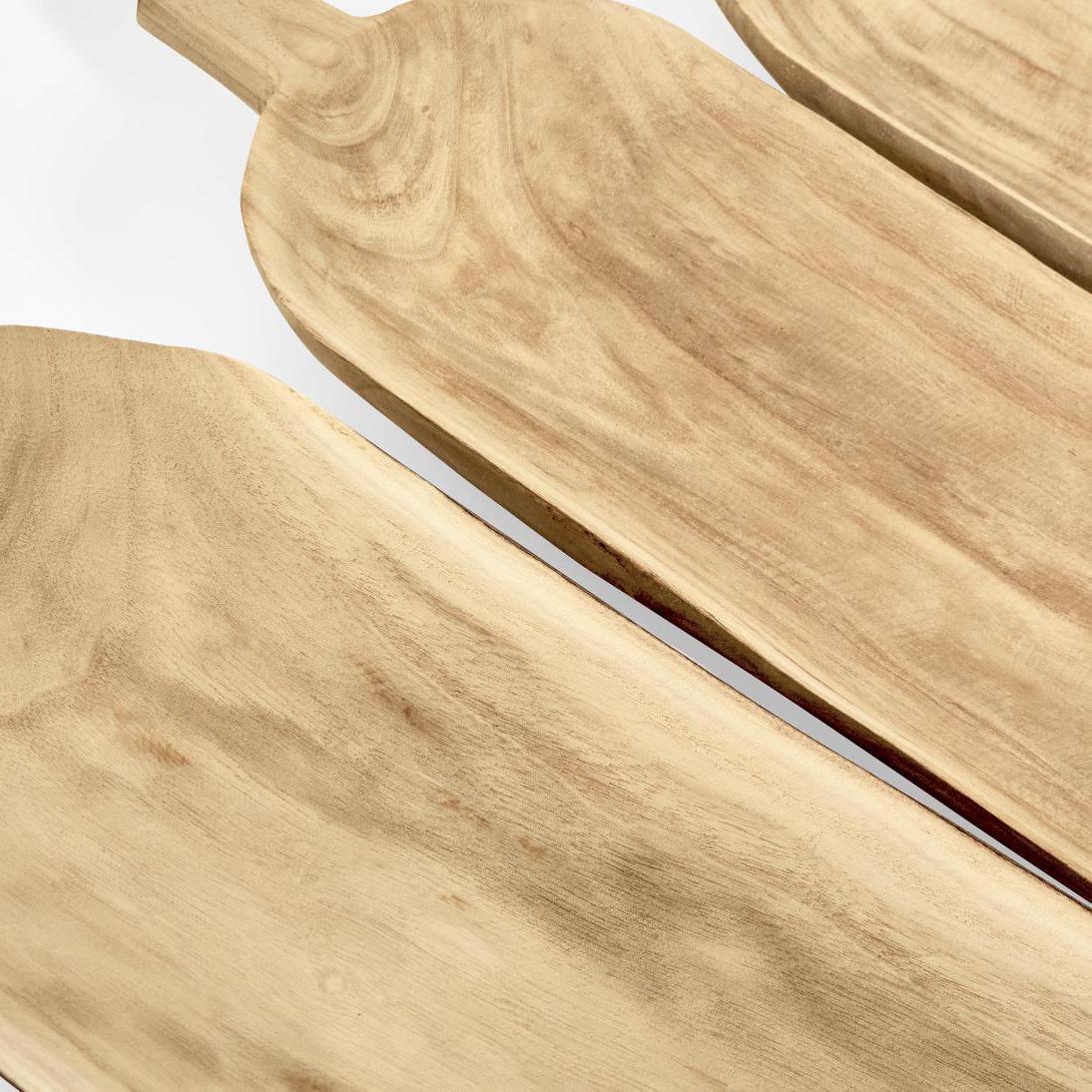 Dough Bowl with Handle Oval Set of 3