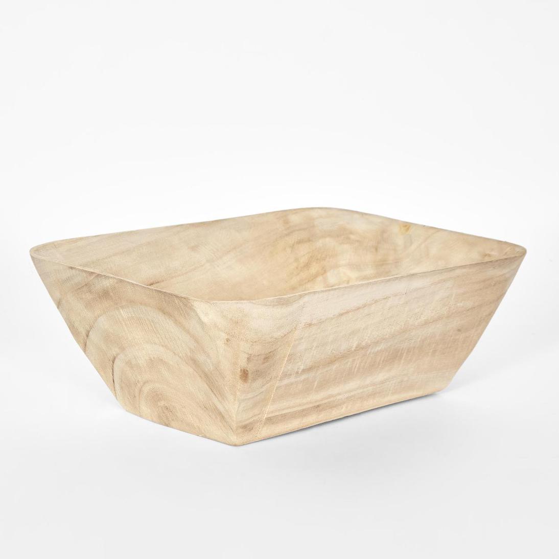 Wooden Square Bowl