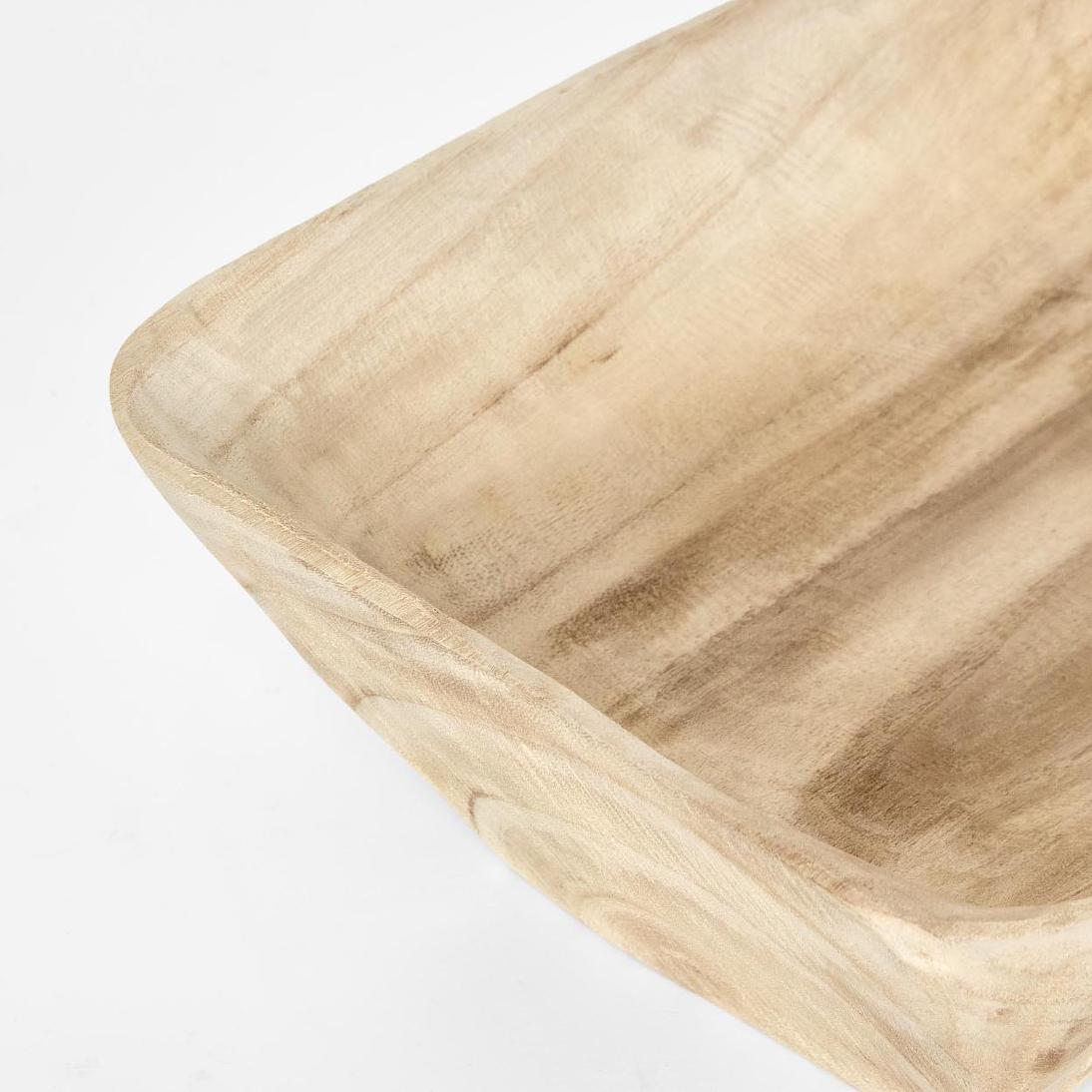 Wooden Square Bowl