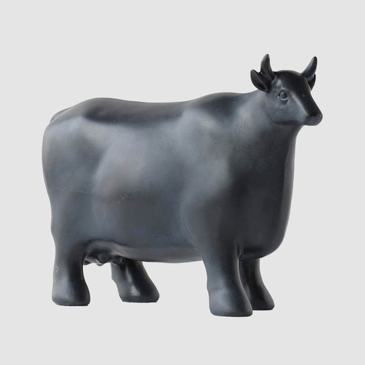 Fresian Black Cow Statue