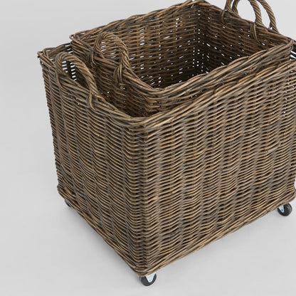 Luna Basket on Wheels set 2