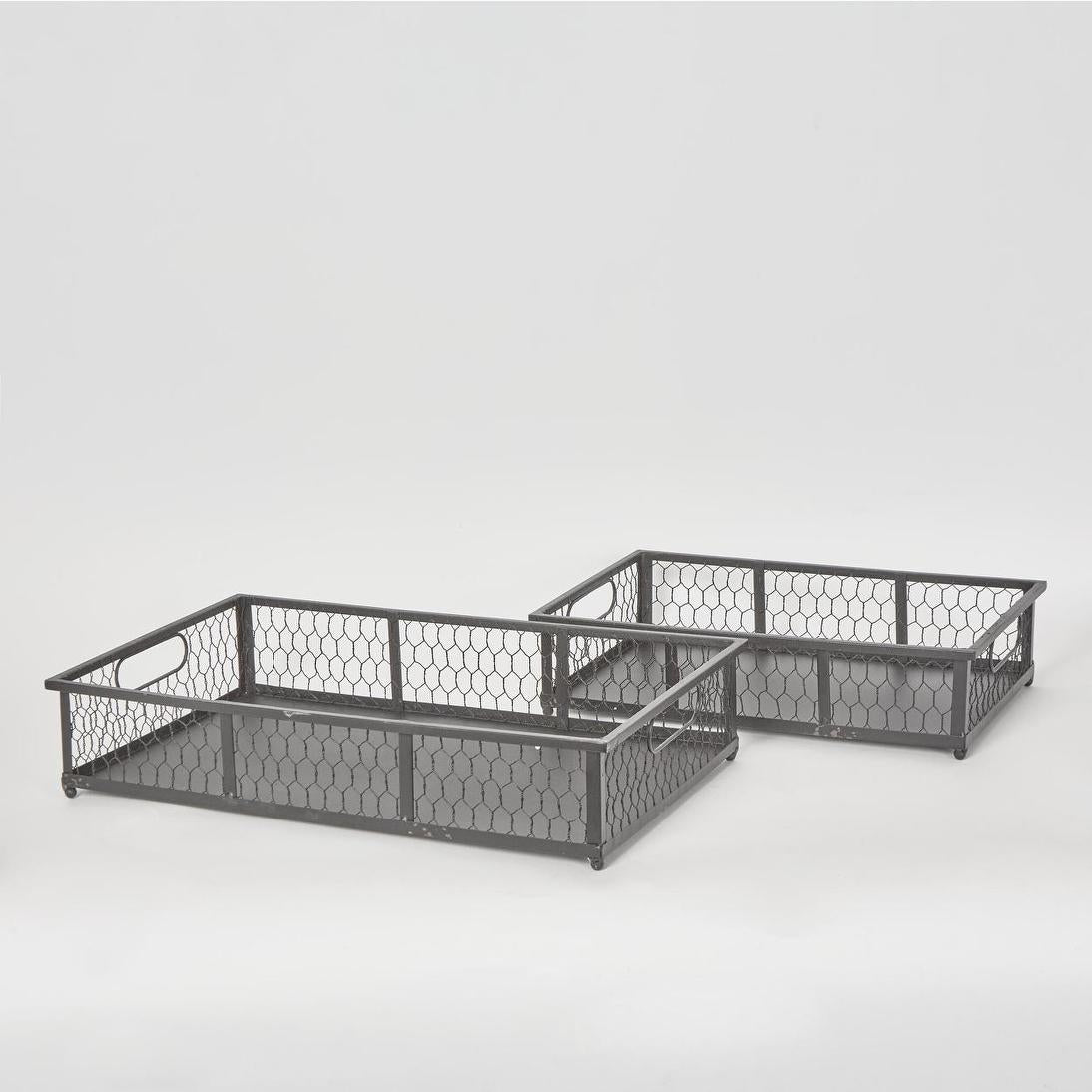 Picardy Wire Trays Set of 2