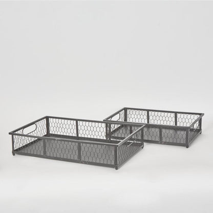 Picardy Wire Trays Set of 2